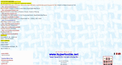 Desktop Screenshot of hypertextile.net